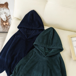 Sudaderas con capucha Logotipo personalizado Plain Thick Heavyweight Oversized Hoodies Pullover Blank - Product Image 3