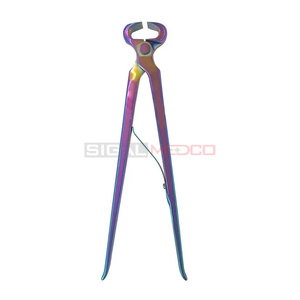 Coupe-ongles pour chevaux en acier inoxydable allemand de haute qualité, durable, fabriqué au Pakistan, vente en gros, réutilisable, coupe-ongles pour équidés SIGAL MEDCO - Product Image 2