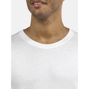 Camiseta de algodón 100% para hombre, camisetas finas de verano suaves informales para Fitness, ropa de casa para hombre, camiseta sólida de manga corta con cuello redondo para hombre - Product Image 3