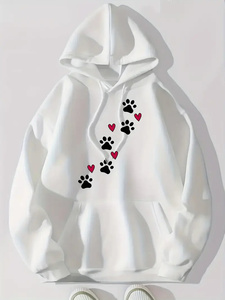 Sudaderas con capucha de manga larga más vendidas para mujer, sudaderas hechas a medida con cuello con capucha para adultos - Product Image 4