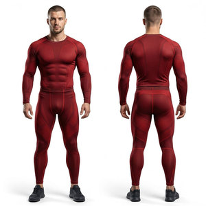 Ensemble Rash Guard Homme Anti-Odeur et Anti-Transpiration 230 GSM – Manches Longues Premium, Tissu Extensible Quadridirectionnel, Coutures Plates - Product Image 4