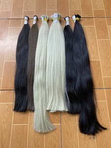 Beauté nouvelle mode nouvelle tendance cheveux colorés extension de cheveux en vrac vierge Remy cheveux humains de haute qualité du Vietnam en gros - Product Image 4