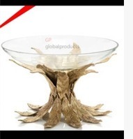 Bol à papillon doré de qualité supérieure, bol en acier inoxydable et en laiton pour mariage, décoration d'hôtel - Product Image 4