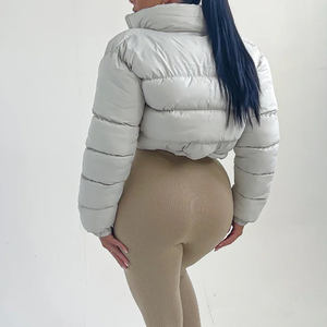 Veste matelassée grande taille pour femmes Manteaux à bulles Veste décontractée à la mode Vestes d'hiver matelassées et chaudes - Product Image 3