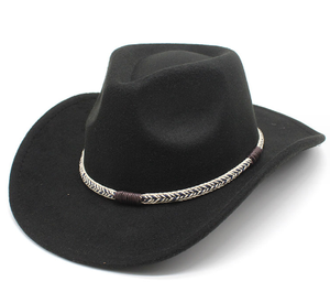 Classics Wide Brim Fedora <b>Hats</b> for <b>Men</b> High Quality <b>Wool</b> Felt Vintage Jazz Cowboy Fedora <b>Hats</b> Dance <b>Hat</b> Top Caps - Product Image 3