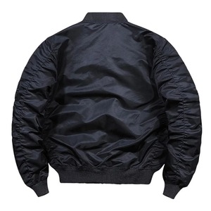 2025 Minimal Clean Bomber Jacket Añade Sharp Structure Bomber Jacket Sleek Everyday Staple Bomber Jacket - Product Image 6
