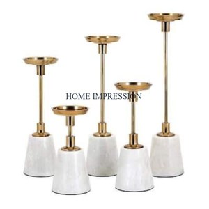 Highest Quality Metal <b>Silver</b> Tableware Decorative <b>Candlestick</b> Holders Stands Outdoor Usage Greatest Quality Candle Holders - Product Image 4