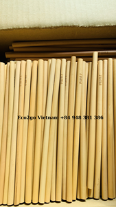 ¡Venta caliente 2025! Pajitas de bambú/Pajitas de bambú natural/Pajitas biodegradables de bambú con logotipo y tamaño de diseño personalizados - Product Image 2