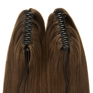 Extensions de cheveux humains <span class=keywords><strong>en</strong></span> queue de cheval à cordon de serrage, 100% cheveux naturels, couleur personnalisée <span class=keywords><strong>en</strong></span> gros - Product Image 2