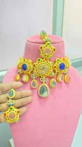 Collar de Primera Calidad con Hermosos Aretes, Último Diseño, Perfecto para Bodas, Eventos Festivos, Fiestas - Product Image 6