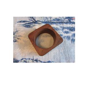 Elegant handcrafted <b>wooden</b> napkin rings set for dining tables weddings festive occasions hotels restaurants and homes - Product Image 1