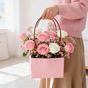 Fl25 florist quần áo quần túi giấy sinh nhật hiện tại Boutique quà tặng hoa bao bì túi - Product Image 2