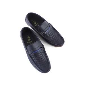 Boys Navy Formal Moccasin KD0837 <b>Briefcases</b> - Product Image 1