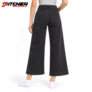 Wholesale <b>Baggy</b> <b>Womens</b> Denim <b>Jeans</b> Vintage Denim <b>for</b> Streetwear Retailers Custom Logo Private Label Supply - Product Image 3