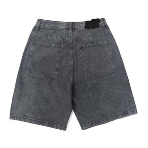 OEM Custom Streetwear Oversized Denim <b>Jeans</b> Shorts Blank Ripped Acid Wash Shorts <b>for</b> <b>Men</b> - Product Image 2