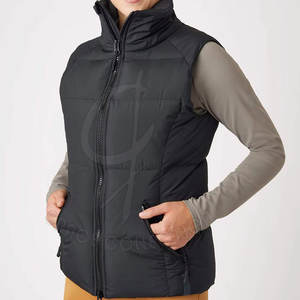 Chaleco acolchado reversible de ropa informal para exteriores, chaleco acolchado sin mangas de diseño en caliente de Color personalizado para mujer - Product Image 2