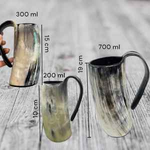 แก้วดื่มเบียร์ไวกิ้งรูปควายแก้วมักดีไซน์ล่าสุดทำด้วยมือแก้วเบียร์ไวกิ้งขัดเงาสัตว์ไวกิ้ง - Product Image 2