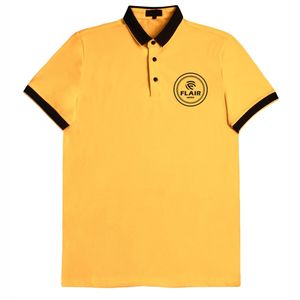 เสื้อยืดโปโลผ้าฝ้าย100% สำหรับผู้ชายขายดีผ้าคอตตอนสำหรับงานตามสั่งสีพื้นสไตล์ลำลองพิมพ์ลายน้ำหนัก180ก. - Product Image 2