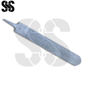 Lima de Cascos de Acero Inoxidable de Doble Cara, Fina y Gruesa, con Agarre Ergonómico, Herramienta Esencial para el Mantenimiento de Cascos Equinos, Raspa para Herradores - Product Image 2