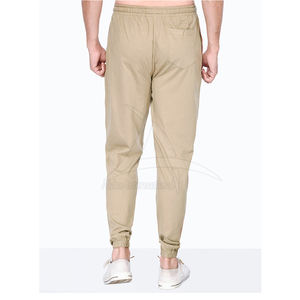 2025 prix de gros léger taille élastique pantalons de survêtement décontractés pour hommes vêtements de mode personnalisés avec poches latérales - Product Image 3