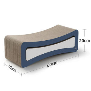 ที่นอนแมวแบบ2-in-1ลายการ์ตูนคลาสสิกหรูหราเป็นมิตรกับสิ่งแวดล้อมหมอนของเล่นสำหรับสัตว์เลี้ยงที่มีรูปทรงหมอนเป็นรอยขีดข่วนและความหนาแน่นสูงยั่งยืน - Product Image 4