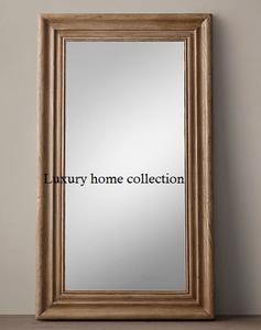 Cadre de miroir en bois artisanal artistique fabriqué avec du bois durable solide et des accents sculptés vintage élégants - Product Image 2