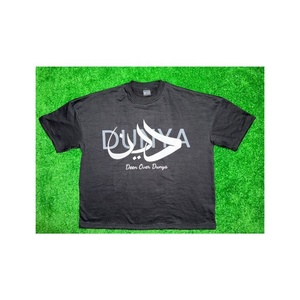 เสื้อยืดโอเวอร์ไซส์สั่งทำพิเศษ 100% สำหรับผู้ชาย ผ้าคอตตอนหนานุ่ม พิมพ์ลายกราฟิก สกรีนโลโก้ สตรีทแวร์ แบรนด์ส่วนตัว รับผลิตแบบ OEM ODM - Product Image 6