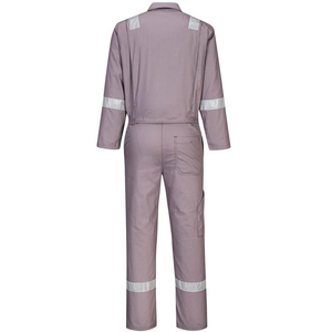 Port West Azul Marino Iona Algodón Overol Hi Vis Overol Logotipo Personalizado Overol Resistente Al Fuego - Product Image 2