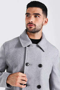 Manteau en laine pour homme, streetwear décontracté, veste en laine classique d'hiver, fabricant, double boutonnage à prix avantageux - Product Image 3