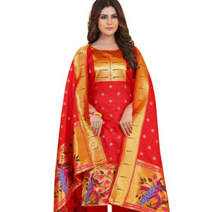 Último diseñador Fab Zone Soft Silk Digital Printed Work Kurti Set para adultos Sari de alta calidad y Salwar Kameez para fiestas - Product Image 1