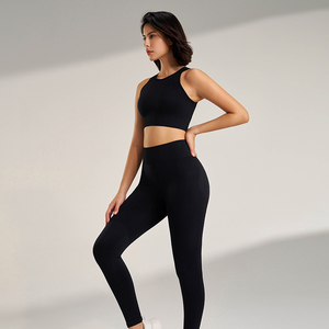 ชุดฟิตเนสของผู้หญิงชุดออกกำลังกายยิมฟิตเนสกลางแจ้งออกแบบโลโก้ได้ตามที่ต้องการ - Product Image 4