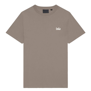 เสื้อยืดผ้าฝ้าย100% หรูหราสำหรับผู้ชายเสื้อเจอร์ซีย์ผ้าเจอร์ซีย์ผ้าหนาใส่สบายน้ำหนัก240กรัมแบบสั่งทำ - Product Image 1