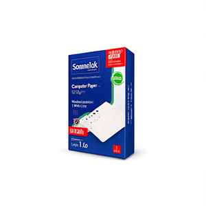 กระดาษคอมพิวเตอร์ Soennecken DIN A4 52/52 กรัม/ตร.ม. ปราศจากคลอรีน ปราศจากเยื่อไม้ เจาะรูตามยาว 1 ชั้น กระดาษคาร์บอน ขาว 1.0 - Product Image 2