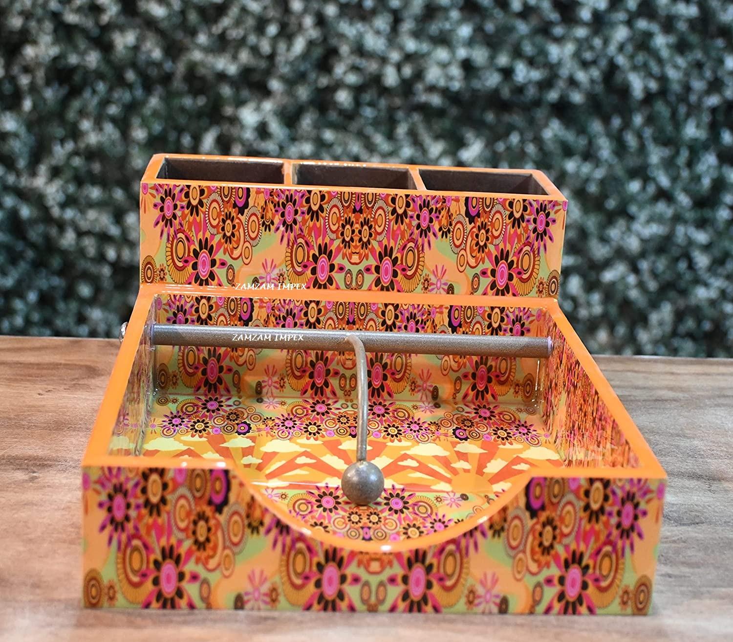 Orange Floral Pattern