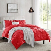 Ensemble de housse de couette en polyester respirant doux sur mesure d'usine, 40 fils, literie de maison, confort, design durable, motif géométrique moderne