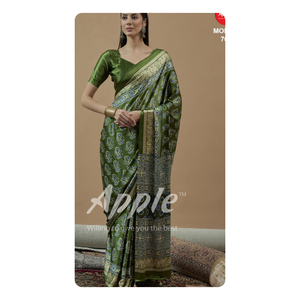 Saree en satin japonais élégant pour les fêtes Couleur unie avec flux lisse pour les fonctions traditionnelles indiennes et pakistanaises - Product Image 3