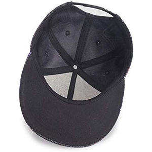 Vente en gros de casquette de baseball classique personnalisée 6 panneaux casquette taille réglable couleur unie casquettes chapeaux casquettes noir - Product Image 6