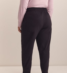 Pantalones de Jogger informales de talla grande para mujer Cintura elástica Logotipo personalizado Ropa de gimnasio Cintura media OEM ODM Directo de fábrica al por mayor de gran tamaño - Product Image 3