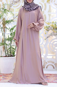 Abaya islamique pour femmes, printemps, anti-UV, respirante, haute qualité, tailles personnalisées OEM, vente en gros, robe musulmane - Product Image 6