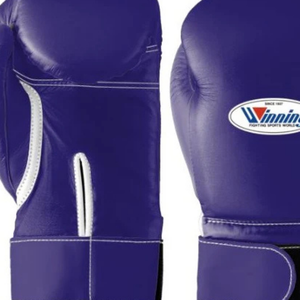 Guantes de Boxeo Profesionales de Cuero Morado con Velcro en la Muñeca, Guantes de Entrenamiento y Sparring para Hombres y Mujeres - Product Image 3