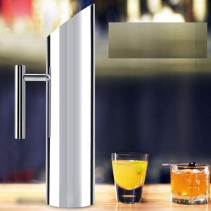 เหยือกสแตนเลสอเนกประสงค์ทนทานยาวนานพร้อมพวยตามหลักสรีรศาสตร์สำหรับกาแฟชาและน้ำ - Product Image 1