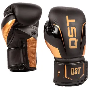 Acquista guanti da boxe di alta qualità in pelle in microfibra, con Logo personalizzato, colori, guantoni da allenamento per pugilato, OEM ODM