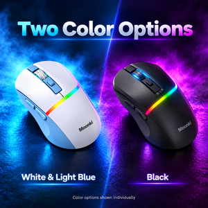 Souris de jeu sans fil rechargeable RGB M96 avec 6 boutons et capteur PAW3212 - Product Image 5