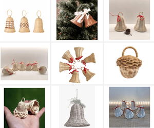 VACACIONES ORGÁNICAS: Adornos de mimbre natural para tu árbol de Navidad-al por mayor y hechos a mano. - Product Image 5