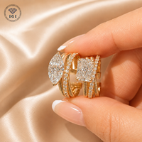 Usine de bijoux fins sur mesure, bague en or blanc rose jaune 18 carats avec diamant créé en laboratoire, fabricant de bijoux de mariage de luxe durables