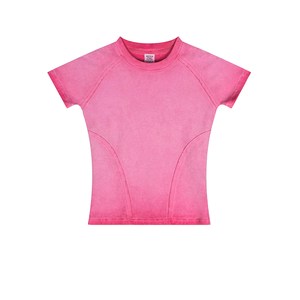 เสื้อยืดคอกลมผ้าคอตตอน 100% คุณภาพสูง ป้องกันการเป็นขุย พิมพ์ลายสกรีน สำหรับผู้หญิง สไตล์ Y2K สตรีทแวร์ - Product Image 3