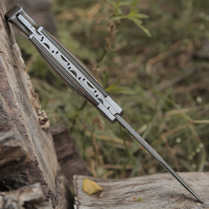 Venta al por mayor personalizado calidad superior OEM ODM servicio PRESTIGE BLADES Damasco acero Drop Point cuchillo plegable multifuncional - Product Image 3