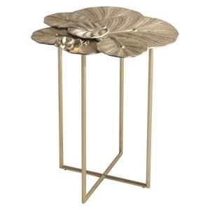 Table en laiton d'inspiration vintage conçue pour les maisons historiques, offrant un effet esthétique chaleureux avec une belle brillance réfléchissante - Product Image 3