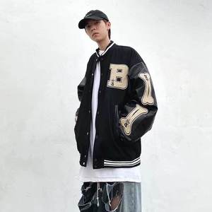 2026 <b>Varsity</b> <b>Jacket</b> Custom Printing Long Sleeve Men's Baseball <b>Jacket</b> Men <b>Plain</b> Blank <b>Varsity</b> Letterman <b>Jackets</b> - Product Image 2
