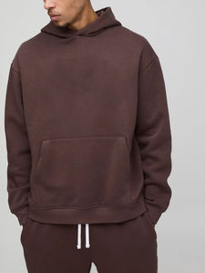 Poids lourd 100% coton de haute qualité pull hommes survêtement logo brodé personnalisé coupe ample hip hop streatwear hommes survêtement - Product Image 4